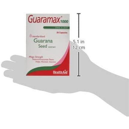 Supliment, HealthAid, Guaramax 1000, 30 capsule