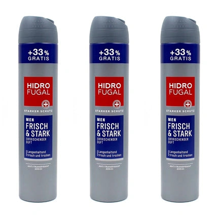 Deodorant Spray Hidrofugal Men Fresh & Strong 3x200ml