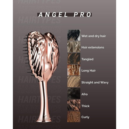 Perie de păr Tangle Angel Pro - Aur roz