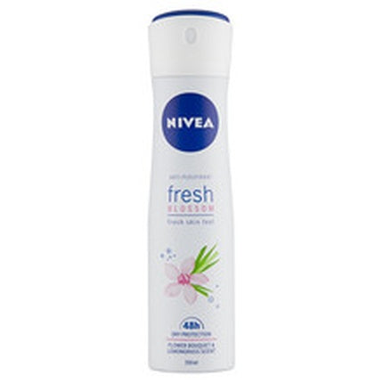 Nivea Fresh Blossom Deodorant Spray pentru Femei, Alb/Albastru, 200ml
