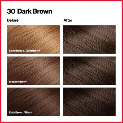 Vopsea de par, Revlon, Colorsilk, Maro Inchis