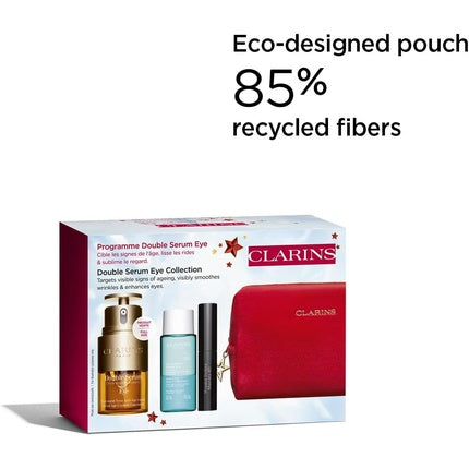 Cremă Ochi, Clarins, Double Serum Eye, set roșu
