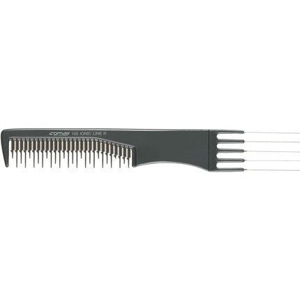 Pieptăn profesional pentru toupeing, Comair Ionic Profi-Line 105, negru