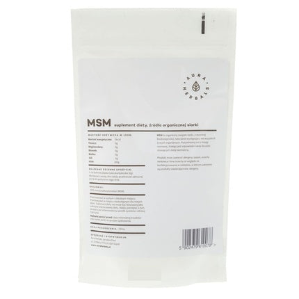 Pudră MSM, Aura Herbals, Sulf Organic, 200g