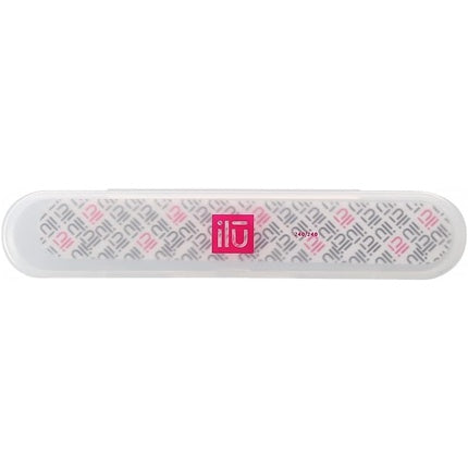 T4B ILU Medium Pocket Nail File with Case Straight High Quality 240/240 Grit