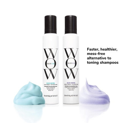 Spumă tonalizantă Color Wow Purple, păr blond, 200ml