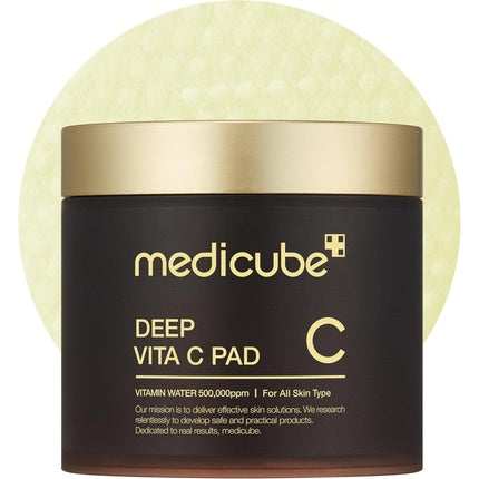 Medicube Deep Vita C Facial Pads, Toner Pads cu Vitamina C pentru ten neregulat, 50 buc (72ml)