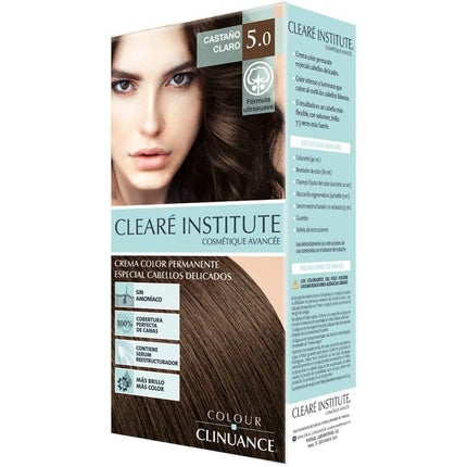 Vopsea păr, Clearé Institute, Castaniu Deschis, fără amoniac