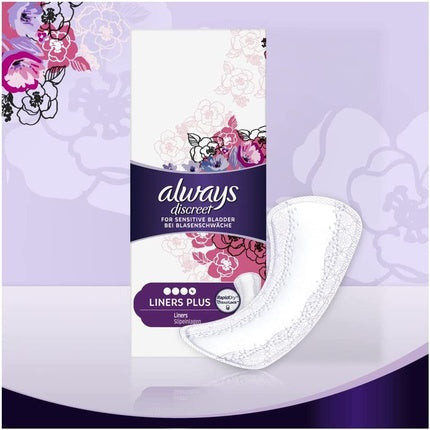 Dispozitiv medical Always Discreet Liners Plus, alb, 20 buc