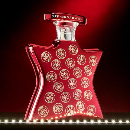 Parfum Bond No. 9 Off Broadway Unisex EDP, sticlă roșie cu logo argintiu