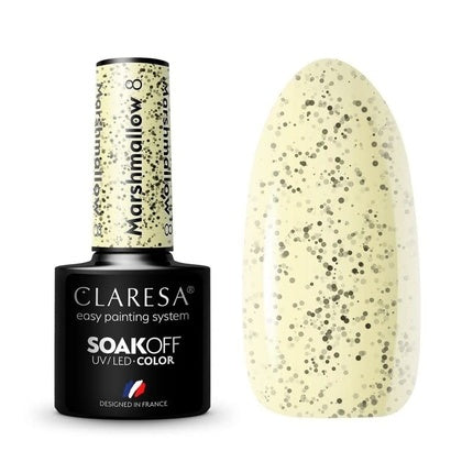 Lac de unghii UV, Claresa, Marshmallow, 5ml