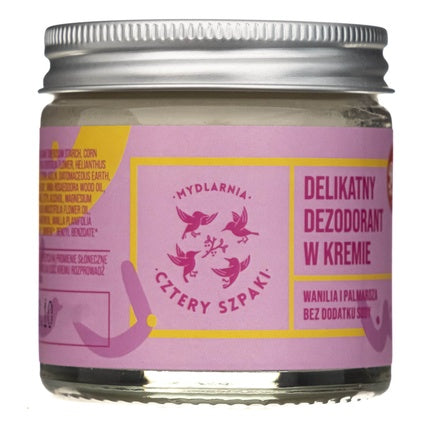 Deodorant cremă, Cztery Szpaki, 60ml