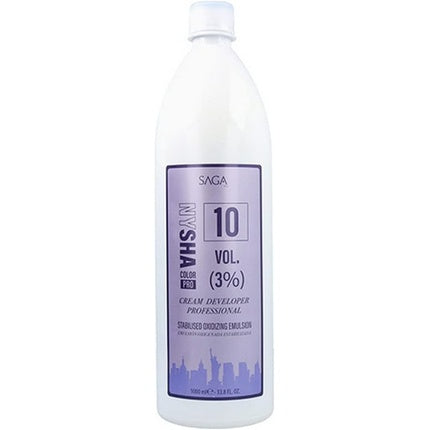 Oxidant SAGA Nysha Color Pro, 10 vol. (3%), 1000ml, design profesional