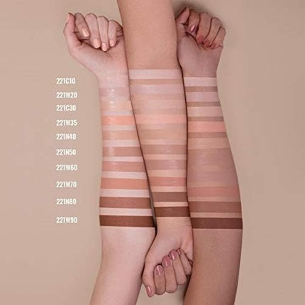 Concealer Mesauda Milano Pro Light W90 Fluid Corrector 4ml Bej Textură Fluidă