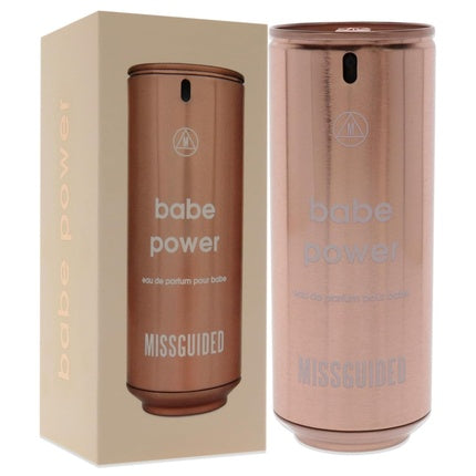 Missguided Babe Power Eau de Parfum, roz metalizat, 80 ml