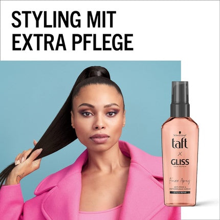 Ser Antifrizz Taft Gliss, 75 ml, roz
