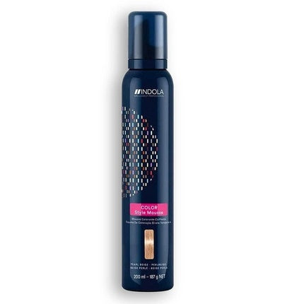 Indola Color Style Mousse Beige Pearl, Gel de coafat pentru păr colorat, 200ml
