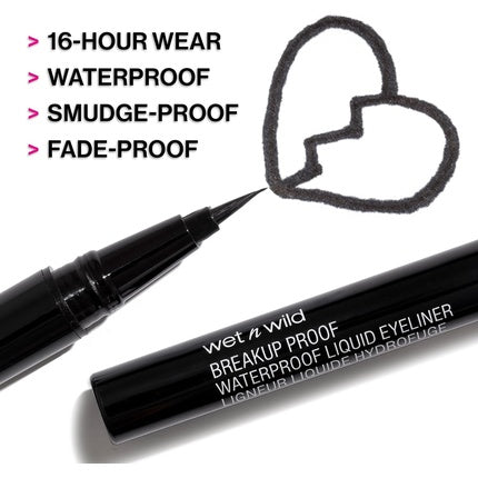 Eyeliner Wet 'N' Wild Mega Last Breakup Proof Negru rezistent la apă