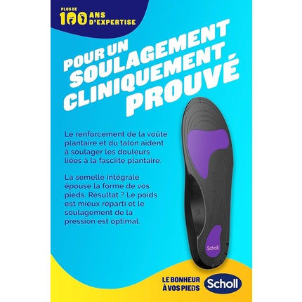 Branturi Scholl In-Balance, Negru/Violet, Marime Medie