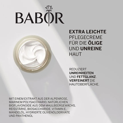 Crema facială BABOR Skinovage Purifying pentru piele impură