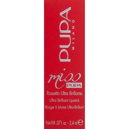 Ruj, Pupa Milano, Miss Pupa, 2.4ml, roșu rubin