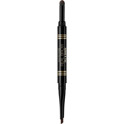 Creion pentru sprancene, Max Factor, Real Brow Fill & Shape, 04 Deep Brown