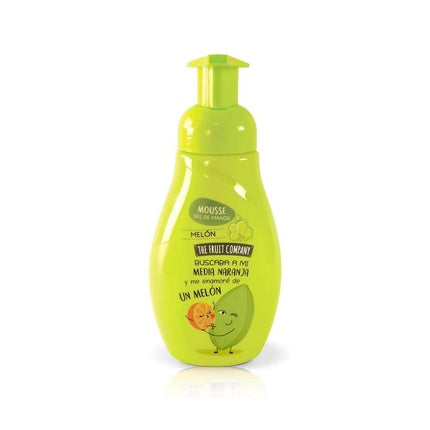 Săpun de mână spumant, The Fruit Company, Melon Hand Soap, culoare verde, design cu personaje