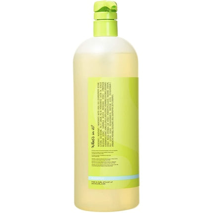 Șampon DevaCurl Low Poo Mild Lather, 946ml, ambalaj pompă, lichid galben deschis