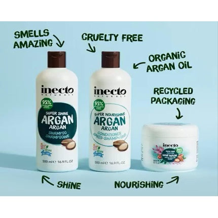 Șampon Inecto Naturals, Argan, 500ml