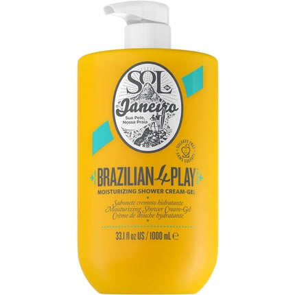 Gel de duș Sol De Janeiro Brazilian 4 Play, Cremă hidratantă cu miros de cocos, 1000 ml