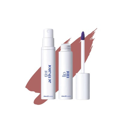Tinted Beauty Peel & Reveal Lip Tint Nineties Nude, set activator și tint, culoare nude