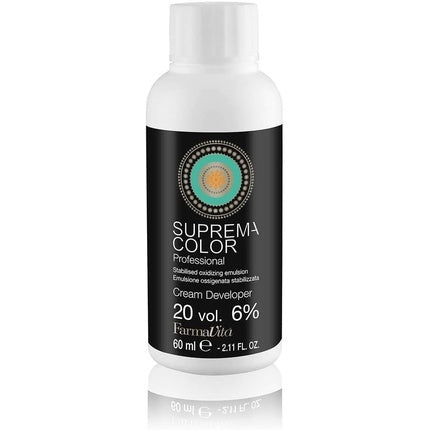 SupremaColor Crème Peroxide, Farmavita, Cream Developer, 6%, 60ml