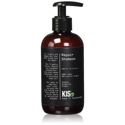 Șampon KIS Green Repair, 250ml, cu Ulei de Argan, Ambalaj cu Pompa