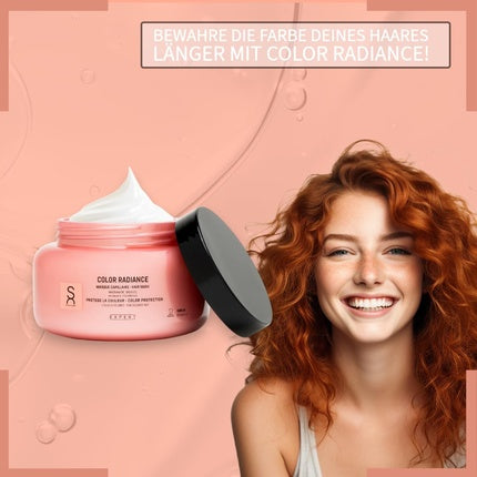 Masca de păr Sacha Juan Expert Color Radiance, 247 g, roz