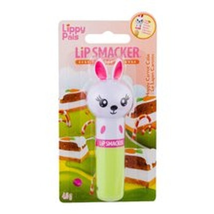 Balsam de buze Lip Smacker Lippy Pals Hoppy Carrot Cake, design iepuraș, culoare verde
