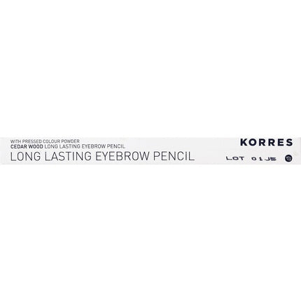 Creion sprâncene Korres Cedar Eyebrow Pencil 1.29g