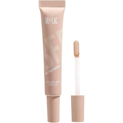Mulac Cosmetics BFF Matilda, Hidratant Liquid Concealer, Light Beige cu Undertone Galben, Vegan, 10ml