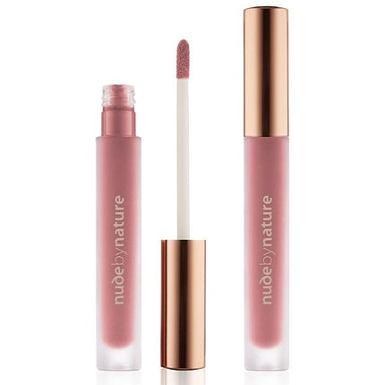 Ruj lichid, Nude By Nature, Satin, pigmentat, 24g