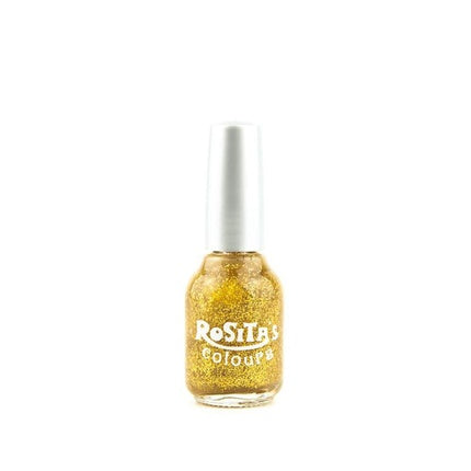 Smălț de unghii Rosita's Colours Shade No 37, auriu cu sclipici