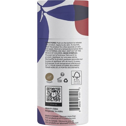 Unt de corp, Attitude, Leaves Bar, santal, 85 mL