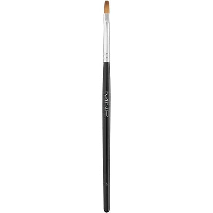 Perie Gel Polish MNP Flat Gel Brush No.4 Negru