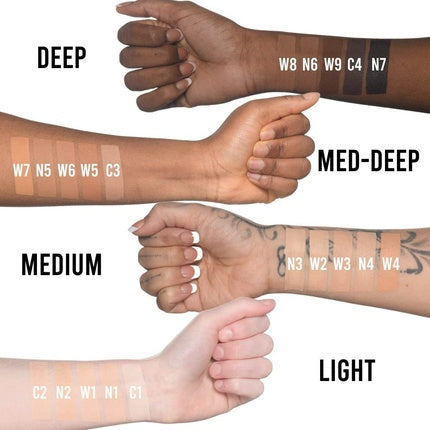 Bperfect Chroma Conceal Liquid Concealer W1, culoare deschisă, textură lichidă