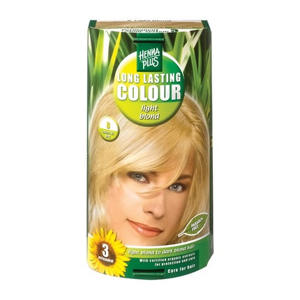 Vopsea de păr Hennaplus Lasting 8 Light Blonde