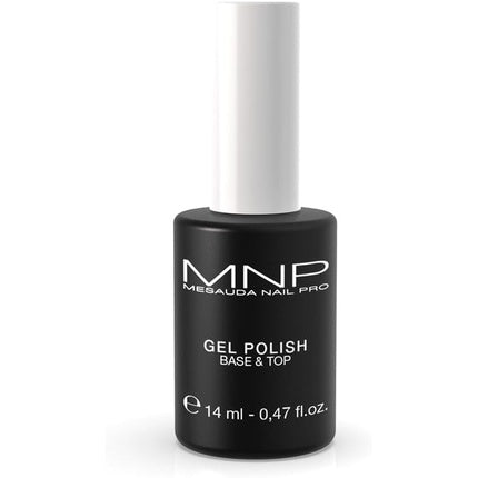 Gel Polish Baza și Top Coat, Mesauda Milano, Negru, 14 ml