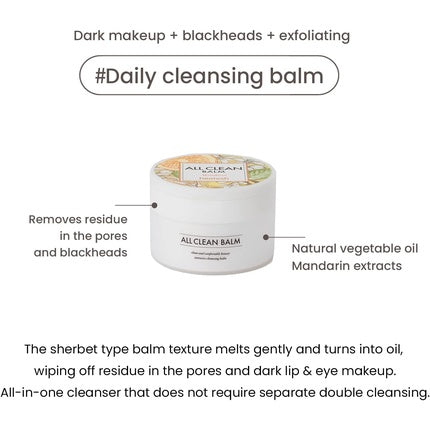 Balsam demachiant, Heimish, All Clean Balm, citrus, vegan