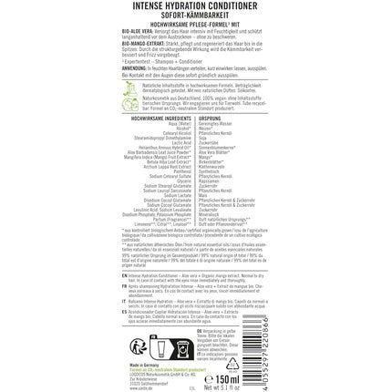 Condiționar Sante Naturkosmetik Intense Hydration, 150ml