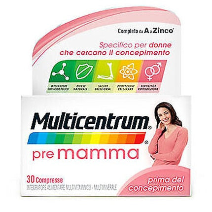 Supliment alimentar Multicentrum Pre Mamma, 30 comprimate