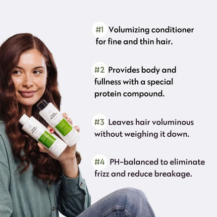 Condiționator No Nothing Sensitive Volume pentru păr subțire, fără parfum