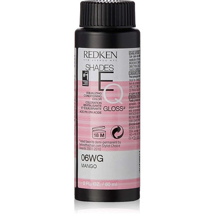 Vopsea de păr, Redken, Shades EQ Gloss, Mango