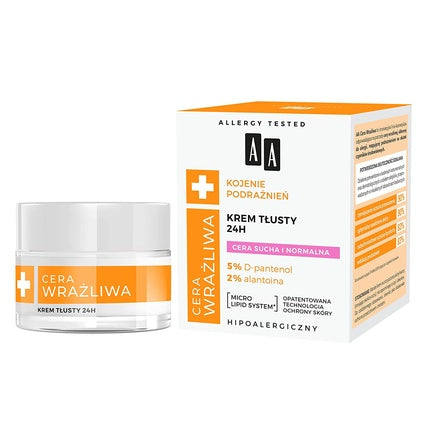Cremă hidratantă, Aa, Cera Sensitive, Odorless, 50ml